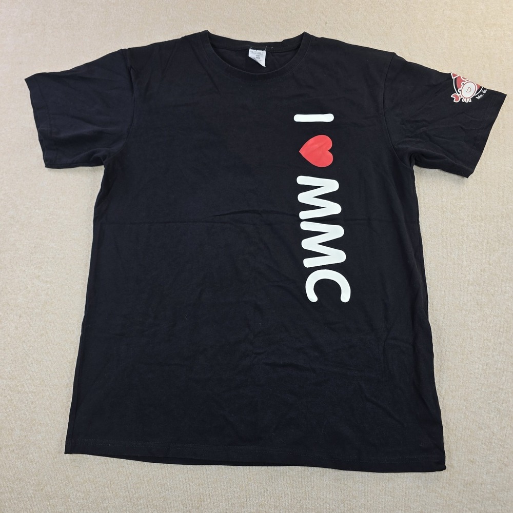 Mr & Mrs Crab Team Member Shirt 3XL Black I Love MMC Logo Tee